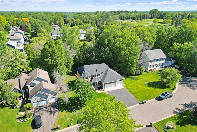11600 43rd Ave N, Plymouth, MN 55442 - aerial view of residential area featuring a heavily wooded area