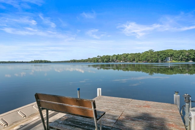 12177 Fremont Ln, Zimmerman, MN 55398 - dock area featuring a water view
