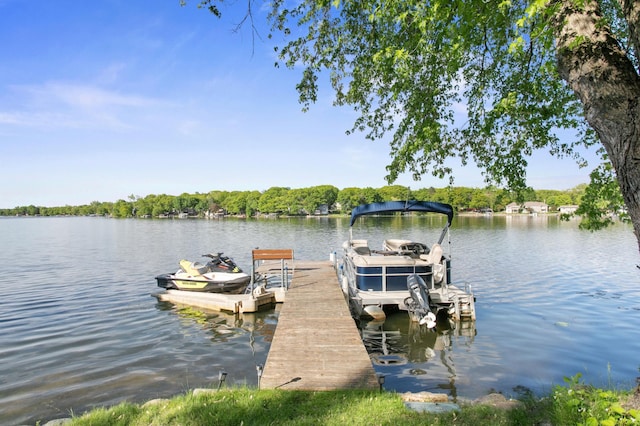 12177 Fremont Ln, Zimmerman, MN 55398 - dock featuring a water view