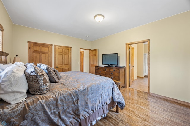 15350 Blackhawk Rd, Audubon, MN 56511 - bedroom featuring light wood-style flooring and baseboards