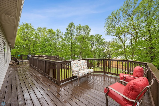 15350 Blackhawk Rd, Audubon, MN 56511 - view of deck