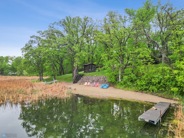15350 Blackhawk Rd, Audubon, MN 56511 - view of dock