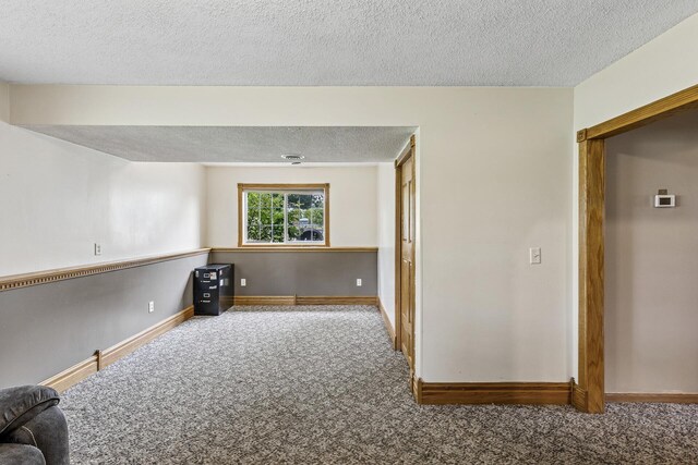 809 Orchard St, Belle Plaine, MN 56011 - unfurnished room featuring carpet, a textured ceiling, and baseboards