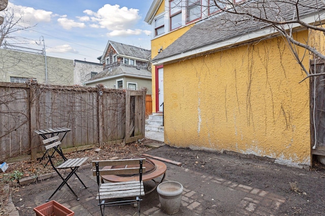 3205 Grand Ave S, Minneapolis, MN 55408 - view of patio with fence and entry steps