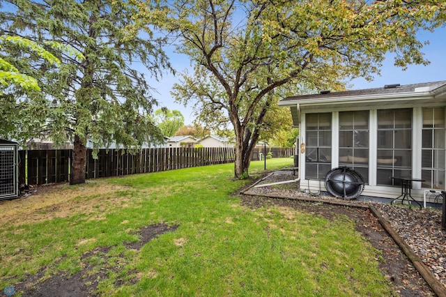 3105 Edgewood Dr N, Fargo, ND 58102 - view of yard featuring a sunroom