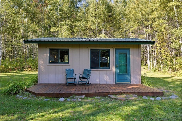 10397 Johnson Rd, Orr, MN 55771 - view of outdoor structure with an outdoor structure and a view of trees