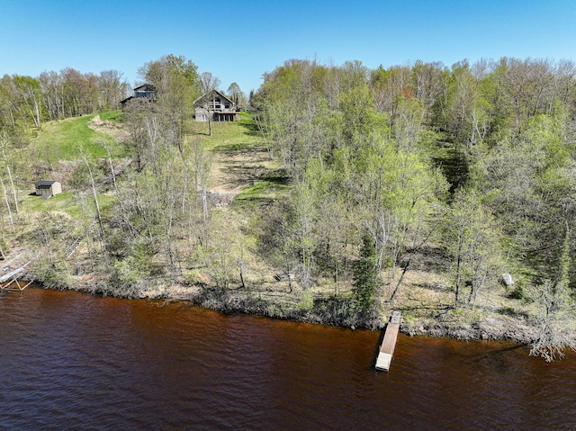 3818 Erickson Rd, Barnum, MN 55707 - aerial view of property and surrounding area featuring a nearby body of water