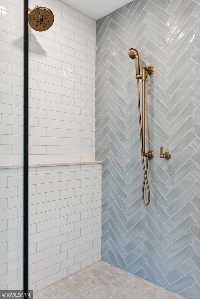 46 Crocus Pl, Saint Paul, MN 55102 - bathroom featuring a tile shower