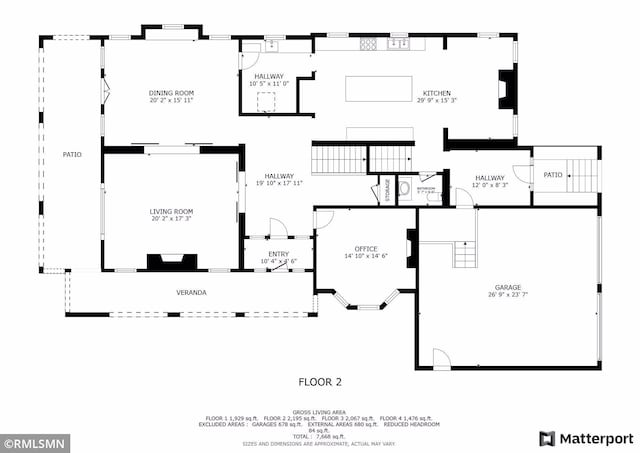 46 Crocus Pl, Saint Paul, MN 55102 - home floor plan
