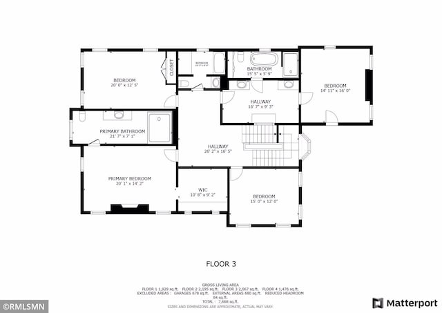 46 Crocus Pl, Saint Paul, MN 55102 - home floor plan