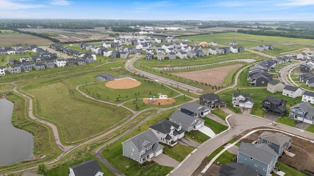 10082 Arrowwood Trl, Woodbury, MN 55129 - aerial overview of property's location featuring nearby suburban area and a nearby body of water