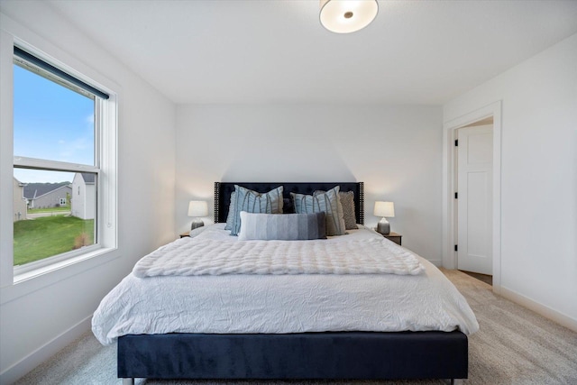 10082 Arrowwood Trl, Woodbury, MN 55129 - bedroom with light colored carpet and baseboards
