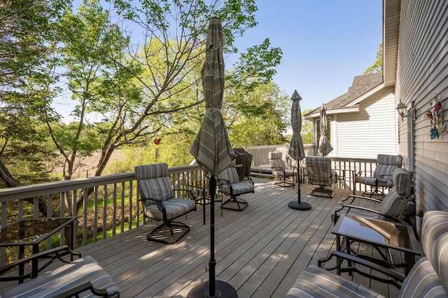 14573 Krypton St NW, Ramsey, MN 55303 - view of wooden terrace