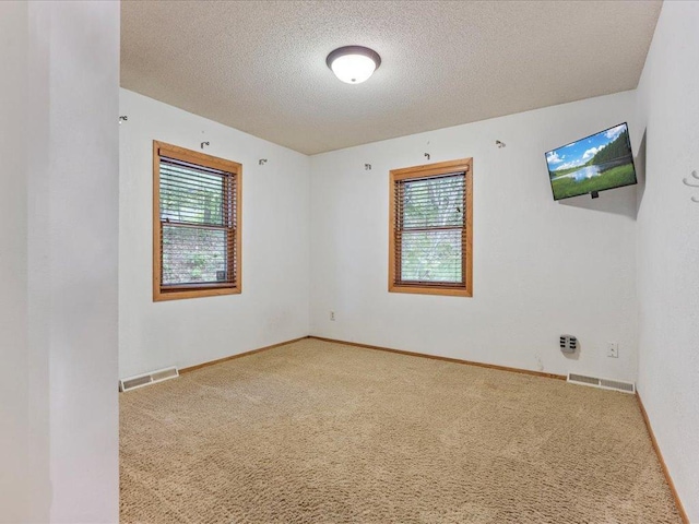 30703 Lakeview Dr, Breezy Point, MN 56472 - empty room featuring carpet floors and a textured ceiling