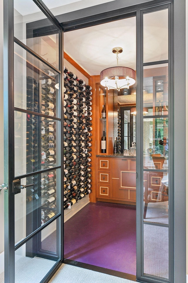 154 Babcock Ln, Wayzata, MN 55391 - wine room with a community bar