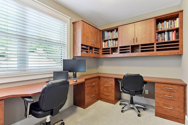 154 Babcock Ln, Wayzata, MN 55391 - office featuring built in desk and light carpet