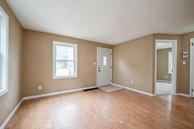 5921 Xerxes Ave S, Minneapolis, MN 55410 - entryway with light wood-type flooring and baseboards
