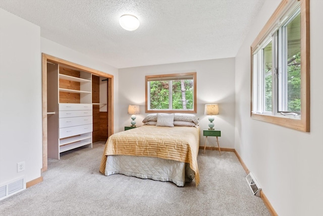 2270 Manning Trl N, Lake Elmo, MN 55042 - carpeted bedroom featuring a textured ceiling and baseboards