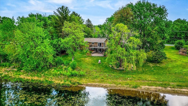 2270 Manning Trl N, Lake Elmo, MN 55042 - aerial view of property and surrounding area with a nearby body of water and a forest