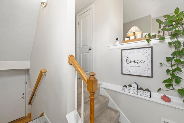 1715 Livingston Ave Unit A, West Saint Paul, MN 55118 - stairway featuring baseboards