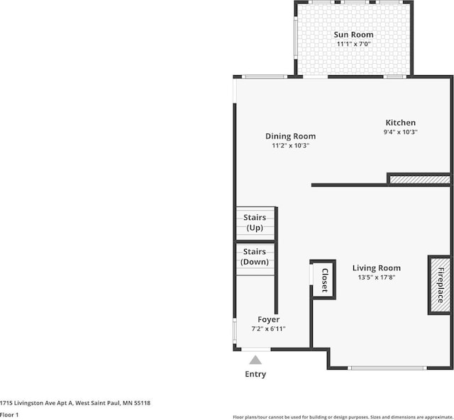 1715 Livingston Ave Unit A, West Saint Paul, MN 55118 - floor plan / room layout