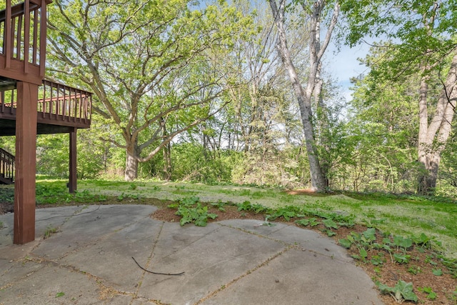 1805 Melrose Ave, Saint Louis Park, MN 55426 - view of patio featuring a deck