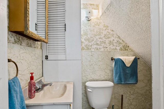 37726 2nd Ave, Dennison, MN 55018 - half bathroom featuring vanity and toilet