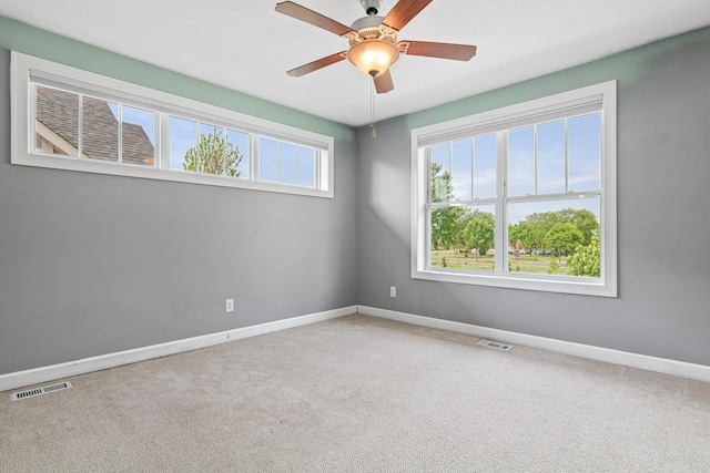 5024 Humboldt Ln N, Minneapolis, MN 55430 - carpeted empty room featuring baseboards and ceiling fan