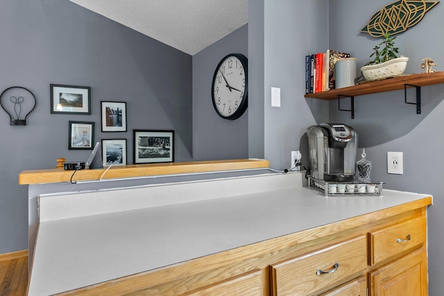 2308 Crosstown Blvd NE, Ham Lake, MN 55304 - bar area with a textured ceiling and vaulted ceiling