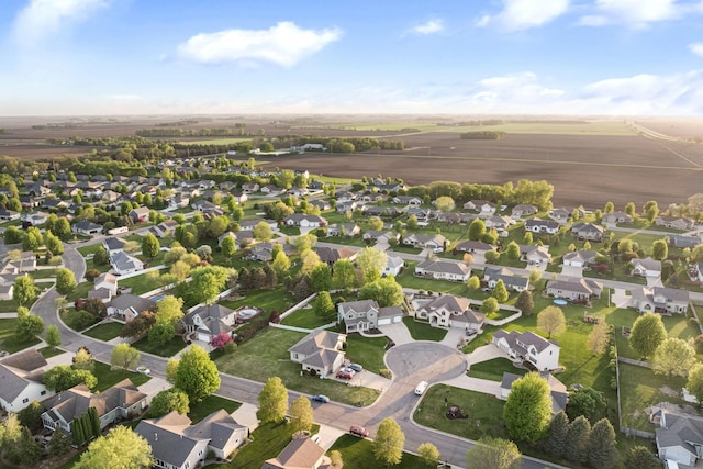 aerial view of property's location featuring nearby suburban area
