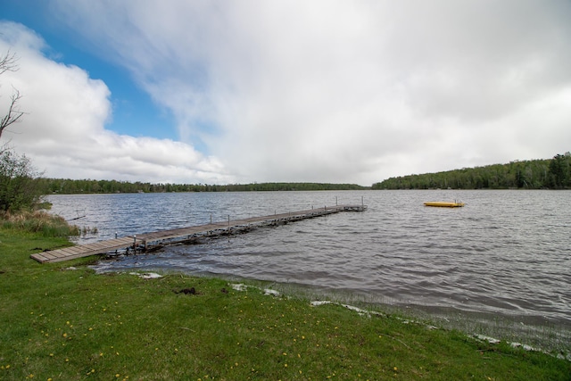7528 Little Thunder Dr NE, Remer, MN 56672 - dock with a water view