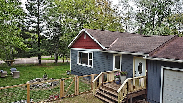 36974 320th St, Aitkin, MN 56431 - view of front of house featuring a shingled roof