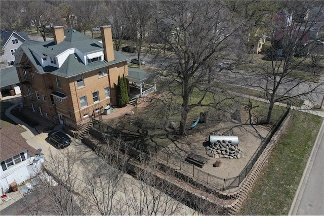 215 5th St S, Montevideo, MN 56265 - aerial view of property and surrounding area