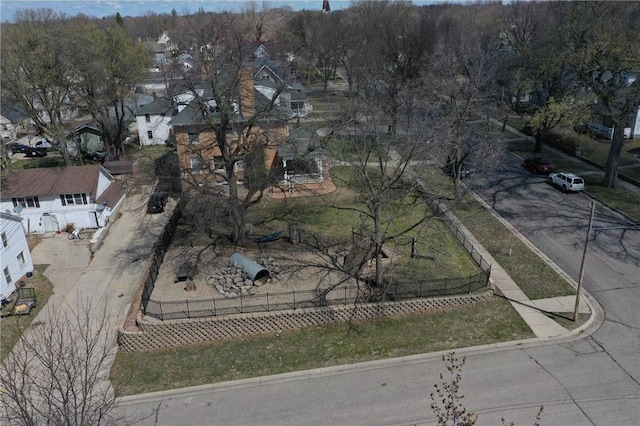 215 5th St S, Montevideo, MN 56265 - aerial view of property and surrounding area with nearby suburban area