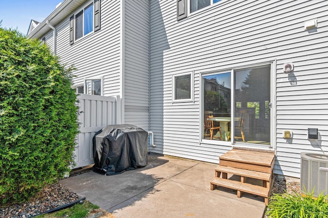 4947 Emmit Dr N Unit 4, Hugo, MN 55038 - view of patio / terrace featuring central AC and a grill