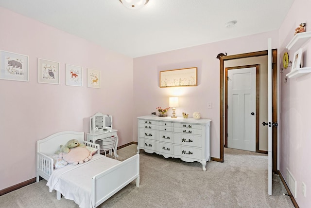 805 Cologne Ln, Waverly, MN 55390 - bedroom with light carpet and baseboards