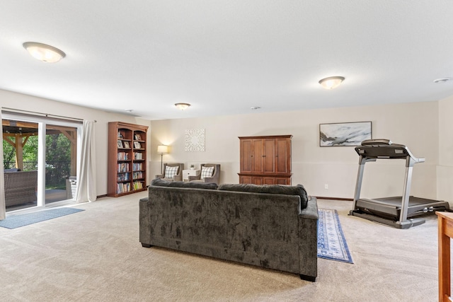 805 Cologne Ln, Waverly, MN 55390 - living room with light colored carpet and baseboards