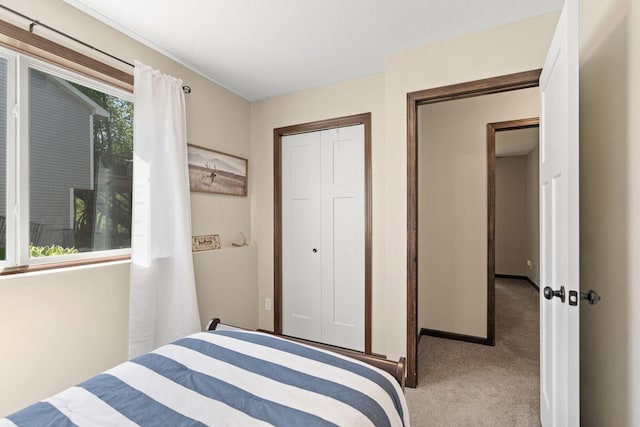 805 Cologne Ln, Waverly, MN 55390 - carpeted bedroom featuring a closet and baseboards
