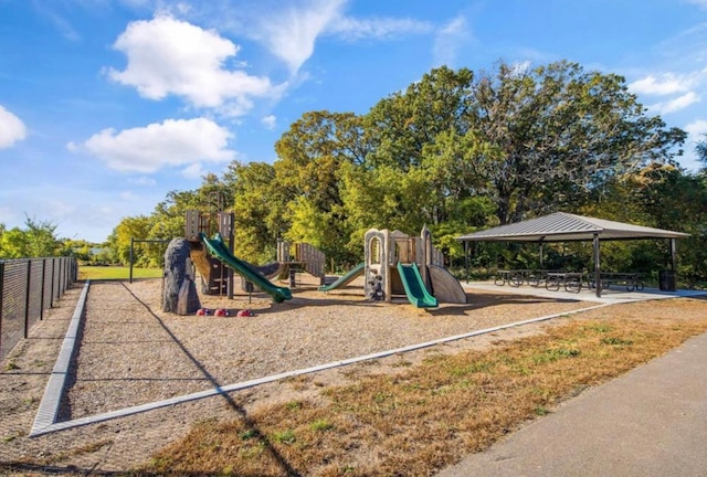304 Rum River Way, Anoka, MN 55303 - community playground with a gazebo and fence