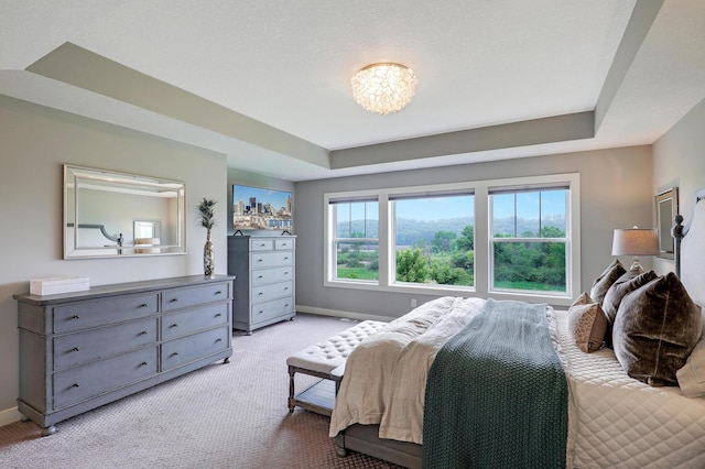 14778 50th St NE, Saint Michael, MN 55376 - bedroom featuring light carpet, baseboards, and a raised ceiling