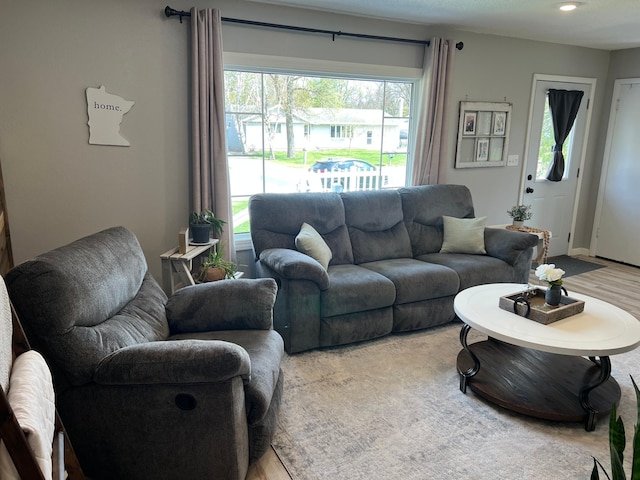 603 Main Ave N, Roseau, MN 56751 - living area with wood finished floors