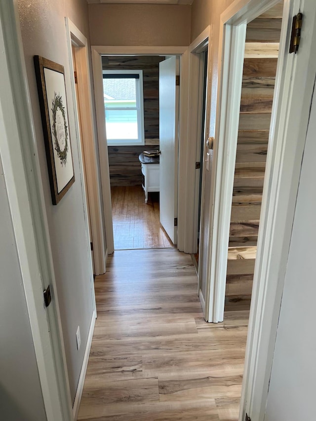 603 Main Ave N, Roseau, MN 56751 - hall with light wood finished floors