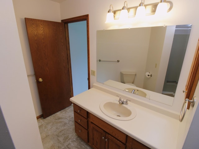 538 Nordic Ln, Troy Twp, WI 54016 - bathroom with vanity and toilet