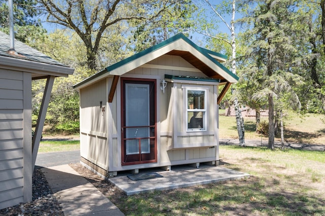6363 Circle Rd, Danbury, WI 54830 - view of outbuilding featuring an outdoor structure