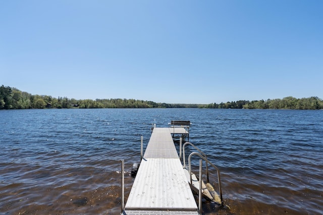 6363 Circle Rd, Danbury, WI 54830 - dock area with a water view