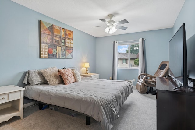 13967 Herald Ct, Apple Valley, MN 55124 - bedroom with carpet and a ceiling fan