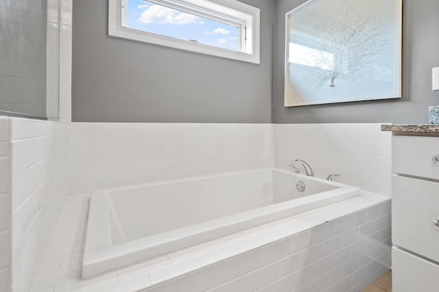 5220 Abbott Ave S, Minneapolis, MN 55410 - full bath featuring vanity and a garden tub