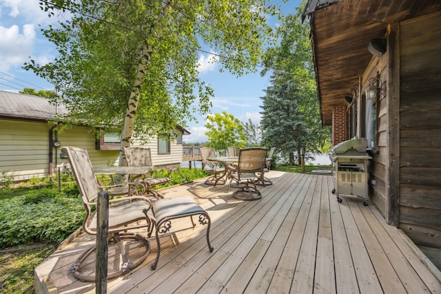 3704 Milton St N, Shoreview, MN 55126 - deck featuring outdoor dining area