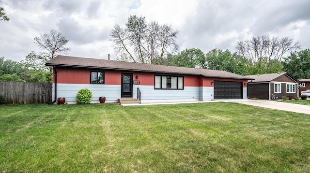 1336 Fairview Ln, Farmington, MN 55024 - ranch-style home with entry steps, a garage, and concrete driveway
