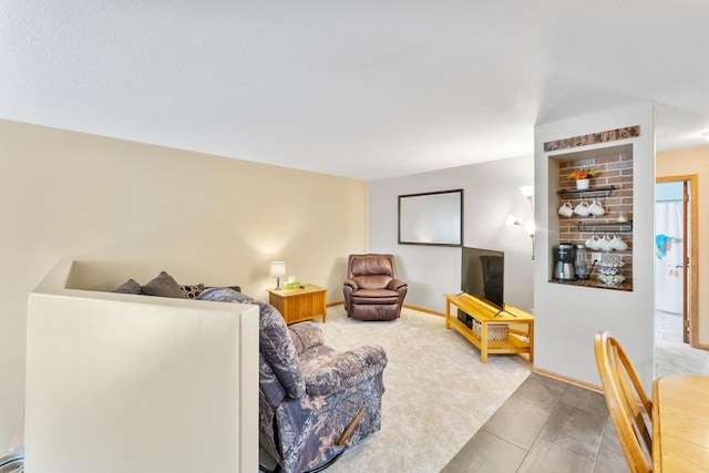 5678 Sherman Oaks Rd, Stacy, MN 55079 - living room featuring tile patterned floors and baseboards